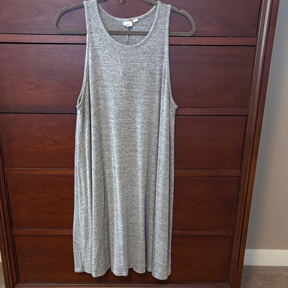 GAP Heather Gray Midi Dress